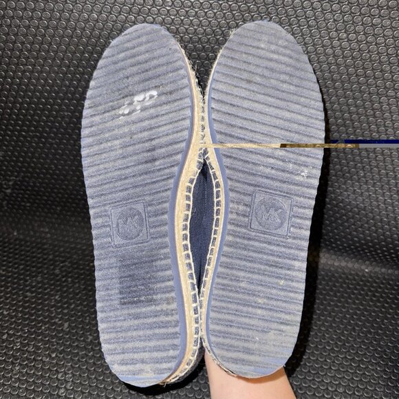 Michael KorsEspadrille Hastings Canvas Slip Navy Blue Shoes Women’s Size 7.5 - Picture 7 of 8